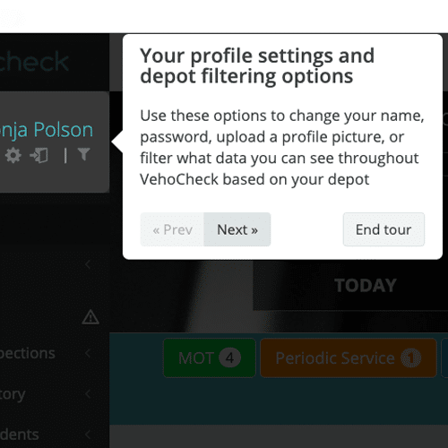 Vehocheck defect reporting free set up